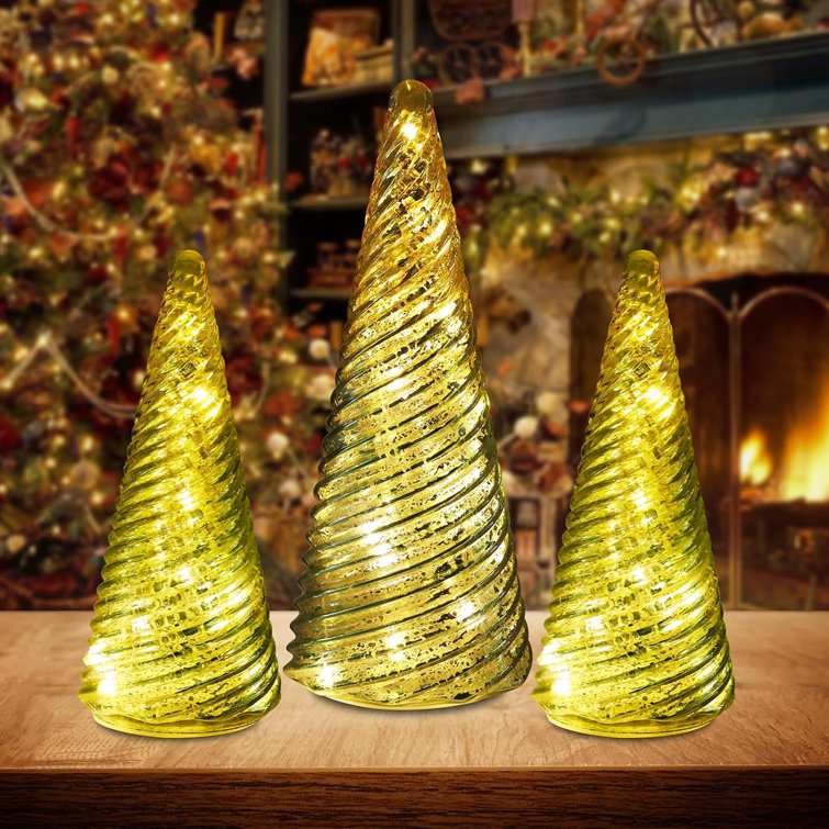 The Holiday Aisle Christmas Decorations Indoor 3 PCS Sparkling